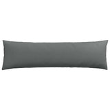 Cuscini da Divano 2 pcs Grigio scuro 145 x 40 cm Tessuto