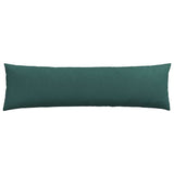 Cuscini da Divano 2 pcs Verde Scuro 145 x 40 cm Tessuto
