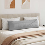 Cuscini da Divano 2 pcs Grigio 145 x 40 cm Tessuto