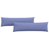 Cuscini da Divano 2 pcs Blu 145 x 40 cm Tessuto