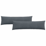 Cuscini da Divano 2 pcs Grigio scuro 145 x 40 cm
