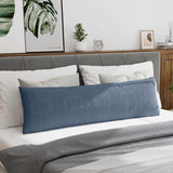 Cuscini da Divano 2 pcs Blu 145 x 40 cm Tessuto in Cords