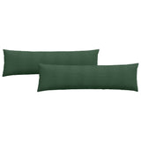 Cuscini da Divano 2 pcs Verde Scuro 145 x 40 cm