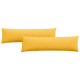 Cuscini da Divano 2 pcs Giallo Chiaro 145 x 40 cm