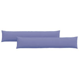 Cuscini da Divano 2 pcs Blu 200 x 40 cm Tessuto
