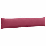 Cuscini da Divano 2 pcs Rosso Vino 200 x 40 cm Tessuto in Cords