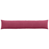 Cuscini da Divano 2 pcs Rosso Vino 200 x 40 cm Tessuto in Cords