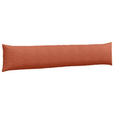 Cuscini da Divano 2 pcs Rosso Arancio 200 x 40 cm