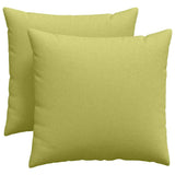Cuscini da Divano 2 pcs Verde chiaro 45 x 45 cm Tessuto
