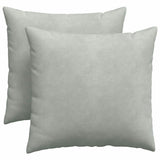 Cuscini da Divano 2 pcs Grigio chiaro 45 x 45 cm