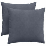 Cuscini da Divano 2 pcs Grigio scuro 45 x 45 cm