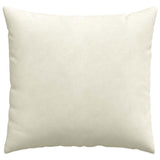 Cuscini da Divano 2 pcs Crema 45 x 45 cm Tessuto in Cords