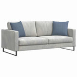 Cuscini da Divano 2 pcs Blu 45 x 45 cm Tessuto in Cords