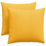 Cuscini da Divano 2 pcs Giallo Chiaro 45 x 45 cm