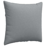 Cuscini da Divano 2 pcs Grigio chiaro 50 x 50 cm Tessuto