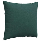 Cuscini da Divano 2 pcs Verde Scuro 50 x 50 cm Tessuto