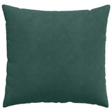 Cuscini da Divano 2 pcs Verde Scuro 50 x 50 cm Tessuto in Cords