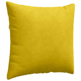 Cuscini da Divano 2 pcs Giallo 50 x 50 cm Tessuto in Cords