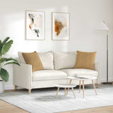 Cuscini da Divano 2 pcs Marrone 50 x 50 cm Tessuto in Cords