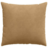 Cuscini da Divano 2 pcs Marrone 50 x 50 cm Tessuto in Cords