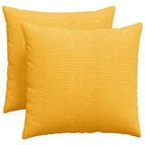 Cuscini da Divano 2 pcs Giallo Chiaro 50 x 50 cm