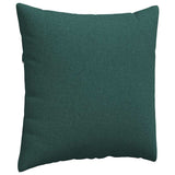 Cuscini da Divano 2 pcs Verde Scuro 60 x 60 cm Tessuto