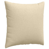Cuscini da Divano 2 pcs Crema 60 x 60 cm Tessuto