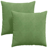 Cuscini da Divano 2 pcs Verde chiaro 60 x 60 cm