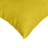 Cuscini da Divano 2 pcs Giallo 60 x 60 cm Tessuto in Cords