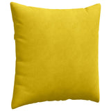 Cuscini da Divano 2 pcs Giallo 60 x 60 cm Tessuto in Cords