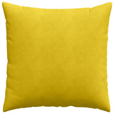 Cuscini da Divano 2 pcs Giallo 60 x 60 cm Tessuto in Cords