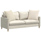 Cuscini da Divano 2 pcs Beige 60 x 60 cm Tessuto