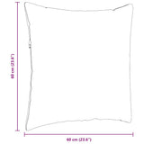 Cuscini da Divano 2 pcs Giallo Chiaro 60 x 60 cm