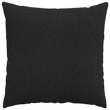 Cuscini da Divano 2 pcs Nero 80 x 80 cm Tessuto