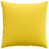 Cuscini da Divano 2 pcs Giallo Chiaro 80 x 80 cm Tessuto