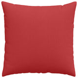 Cuscini da Divano 2 pcs Rosso 80 x 80 cm Tessuto
