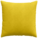 Cuscini da Divano 2 pcs Giallo 80 x 80 cm Tessuto in Cords