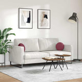 Cuscini per Seduta 2 pcs Rosso Vino 30 x 13 cm Tessuto