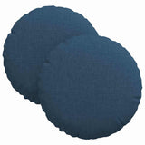 Cuscini per Seduta 2 pcs Blu 30 x 13 cm Tessuto