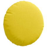 Cuscini per Seduta 2 pcs Giallo Chiaro 30 x 13 cm Tessuto