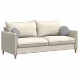 Cuscini per Seduta 2 pcs Grigio Nuvola 30 x 13 cm Tessuto