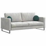 Cuscini per Seduta 2 pcs Verde Scuro  40 x 13 cm Velluto