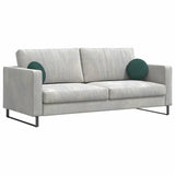 Cuscini per Seduta 2 pcs Verde Scuro  40 x 13 cm Velluto