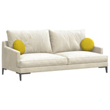 Cuscini per Seduta 2 pcs Giallo  40 x 13 cm Velluto