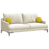 Cuscini per Seduta 2 pcs Giallo  40 x 13 cm Velluto