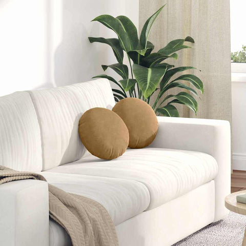 Cuscini per Seduta 2 pcs Marrone  40 x 13 cm Velluto