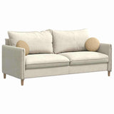 Cuscini per Seduta 2 pcs Grigio Verde  30 cm Tessuto in Cords