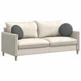 Cuscini per Seduta 2 pcs Grigio scuro 40 x 13 cm Tessuto