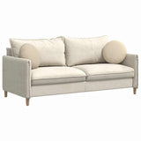 Cuscini per Seduta 2 pcs Crema 40 x 13 cm Tessuto