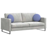 Cuscini per Seduta 2 pcs Blu jeans 40 x 13 cm Tessuto